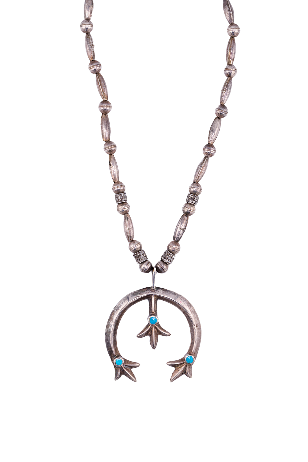 Vintage Navajo Naja Diamond Necklace