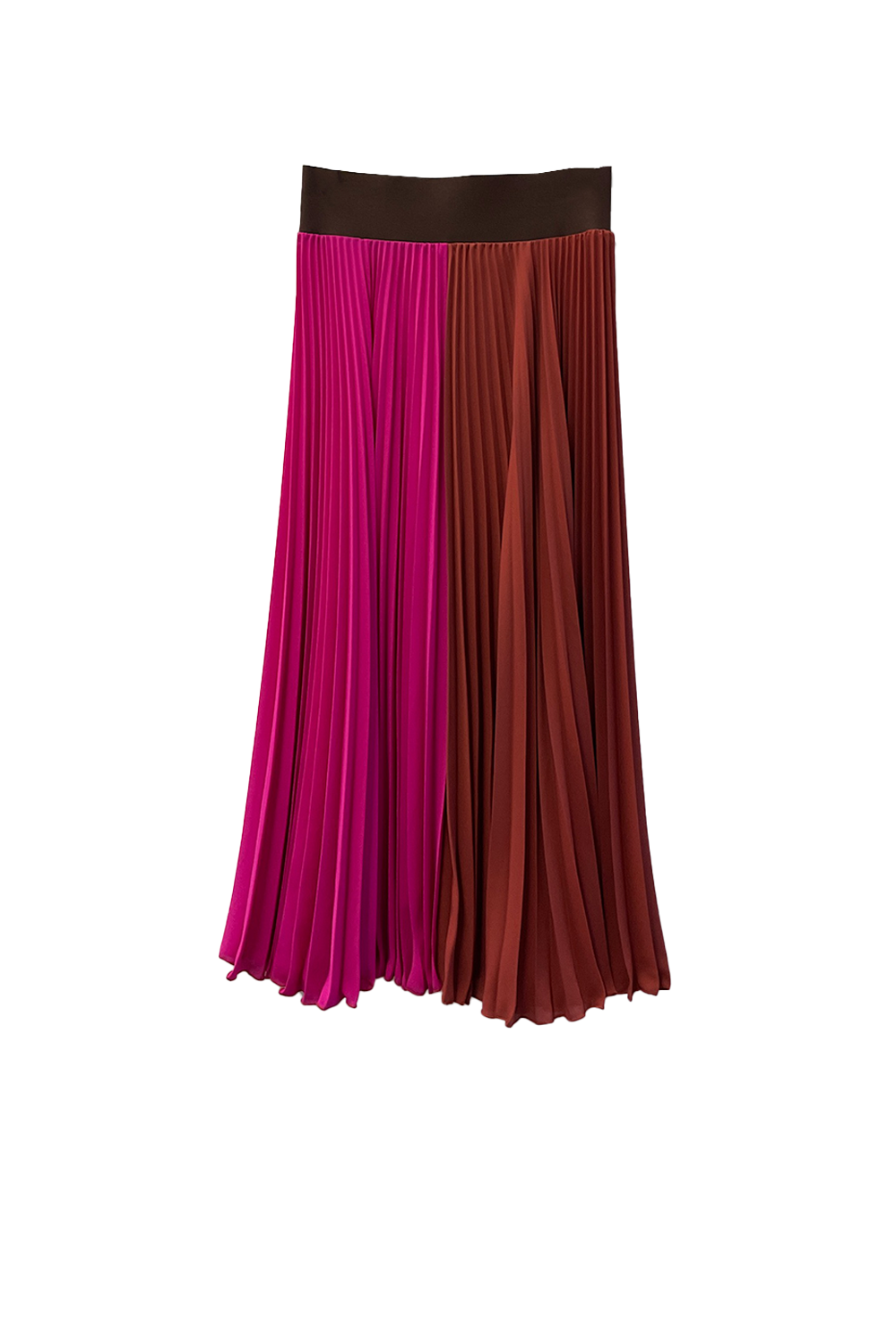 Two  Tone Crepe Skirt