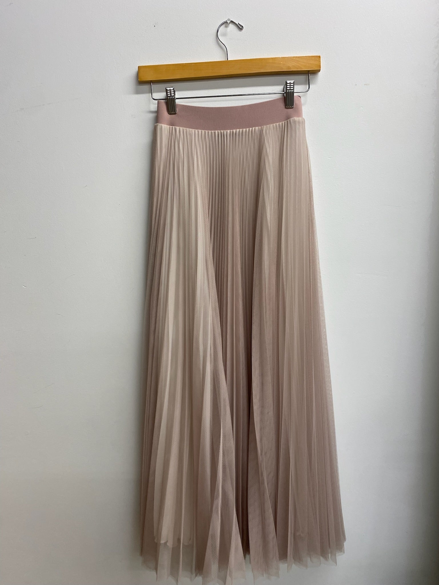 Mesh Satin  Skirt
