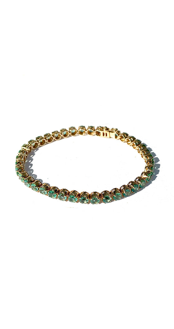 Emerald Tennis Bracelet 7.5ctw Bracelet